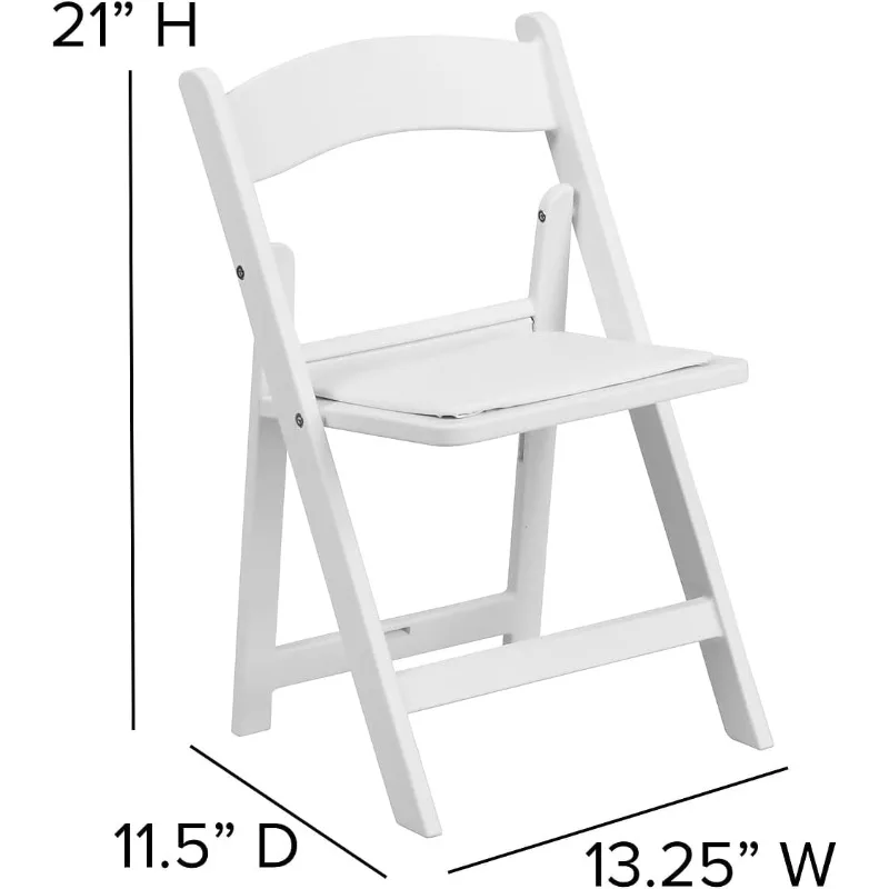 Description Picture 4 of itemKids Padded Folding Chairs for Children up to 6 Years Old,Children's Event Seats with 264-lb.White