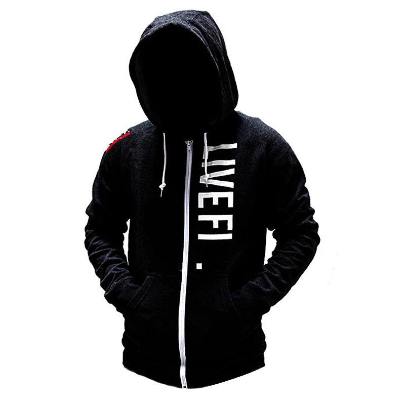 MensGymFitnessHoodiesClothingManSweatshirtLongSleeveRunning