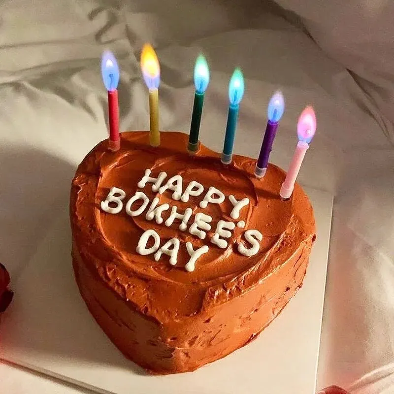 6/12pcs Birthday Party Wedding Candles Dessert Cake Decoration
