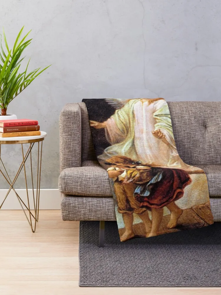 guardian angelThrow Blanket Camping Blanket Stuffed Blankets