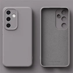 Premium Liquid Silicone Protective Phone Case - Soft Back Cover - Galaxy S26 (Titanium Gray)