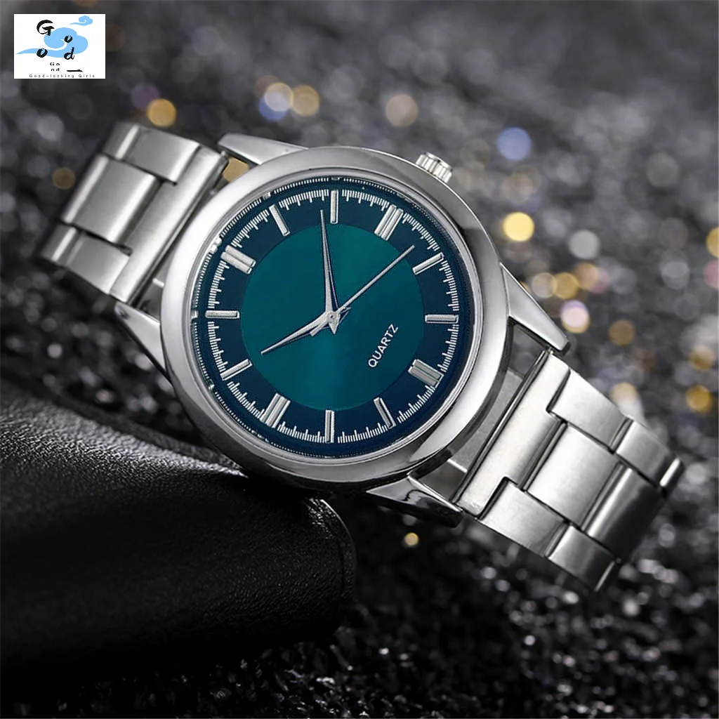 Men'S Business Casual Stainless Steel Mesh Belt Watch Dial Quartz Watch Fashionable, Minimalist, And Atmospheric Men'S