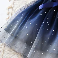 Girls Summer New Flying Sleeves Sequins Mesh Dresses for Kids Girls 2024 Children's Princess Dress 2-6 Yrs Baby Girl Casual Wear 6