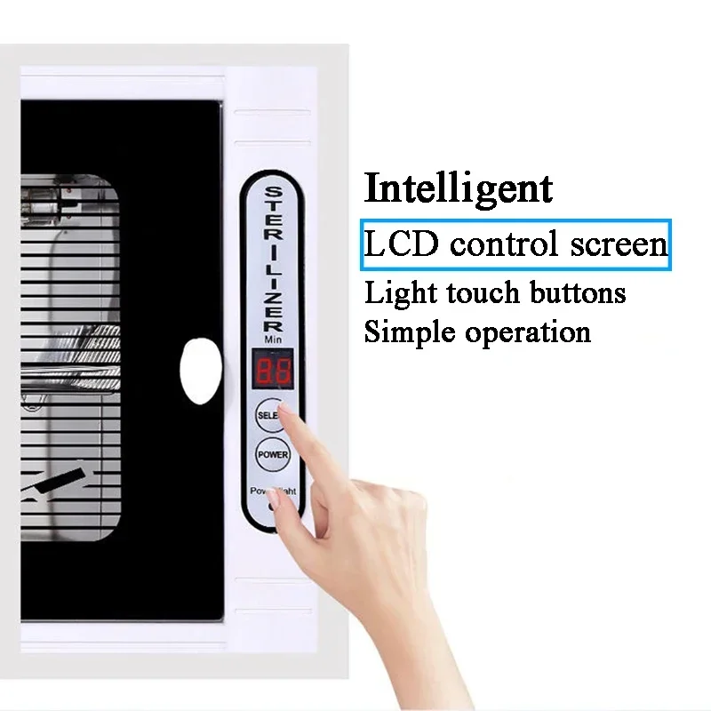 UV 오존 소독 상자 자외선 캐비닛 살균기 네일 도구 용 소독 도구 미용실 이발소 수건