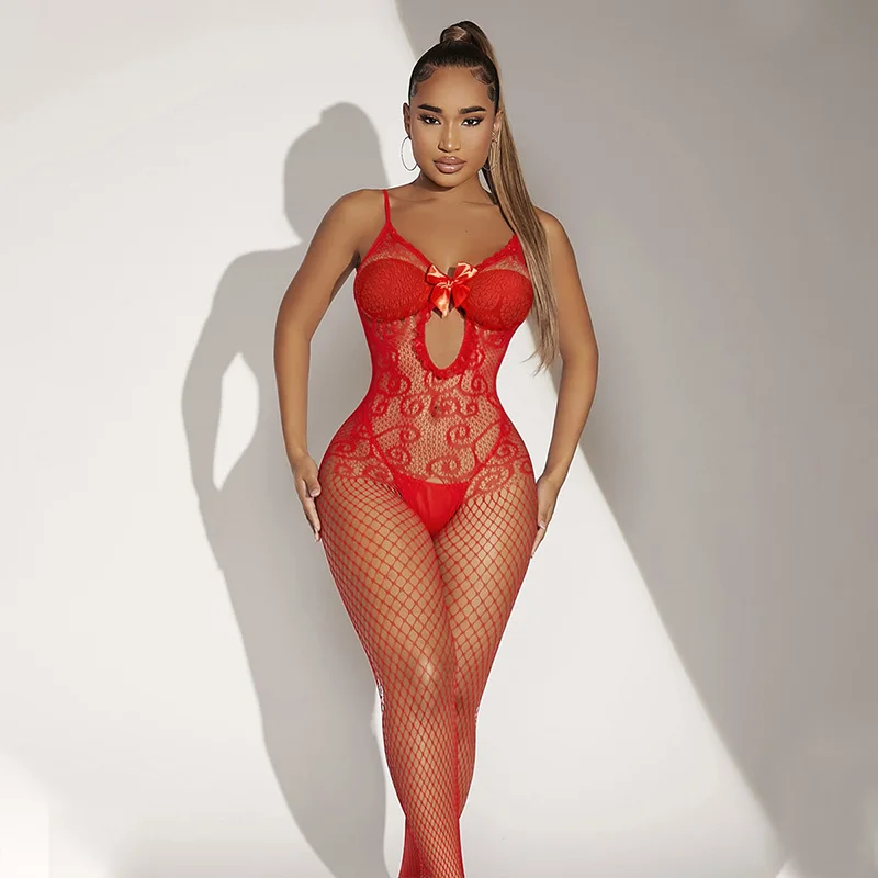 Sexy Hollow Out Bodysuits See Through Bodystockings Teddies Open Crotch Pantyhose Women Fishnet Exotic Lingerie Sex Porn Costume