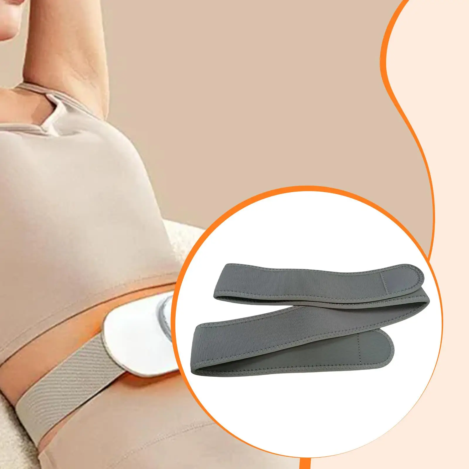 복부 마사지 벨트 가정용 조절 가능한 복부 마사지 스트랩