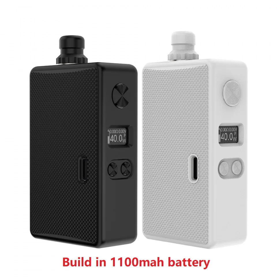 Original MECHVAPE BM40 Kit Boro Mod 5-40W 4.5ML Boro Cartridge TC Bypass Mode Adjustable Voltage 1100mah Type C E Cigarette Vape vape mod