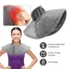 Neck and Back Massager Electric Heating Pad Physiotherapy Shawl Shoulder Warmer Massage Mat 4 Timing Home Office Thermal Blanket 1
