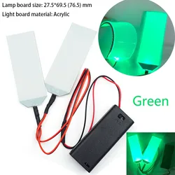 LED Cosplay Eyes - Flexible DIY Light Accessories for Halloween and Exhibitions (Green)