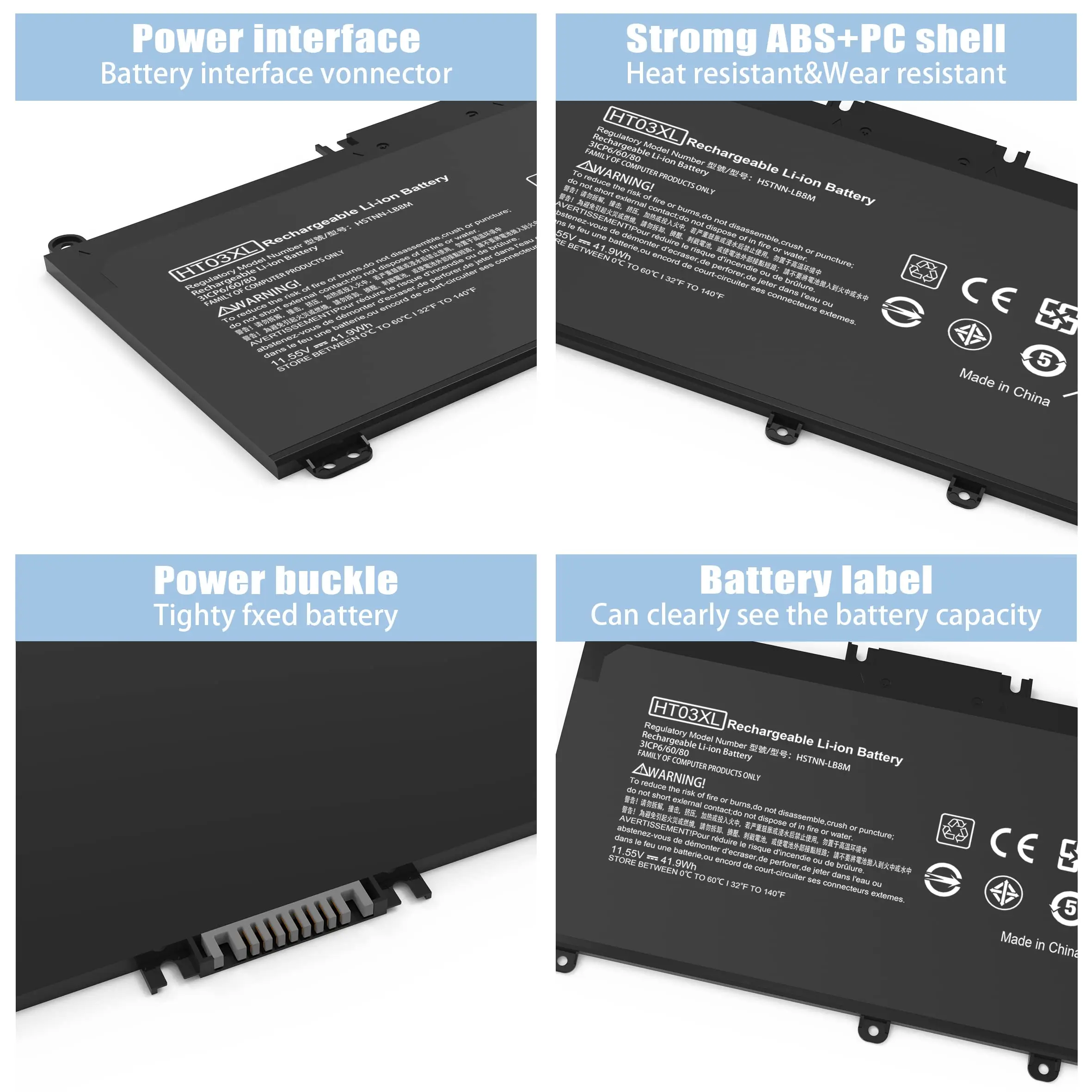 HT03XL Laptop Battery L11119-855 2