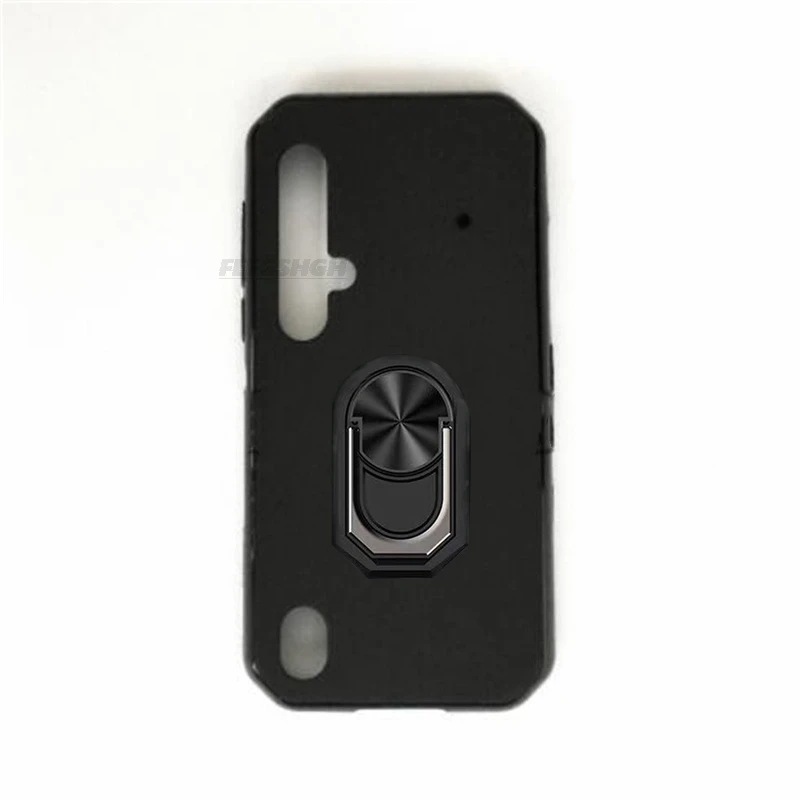 Blackview 5.84 Soft TPU Silicone Phone Case with Back Finger Ring and Bracket