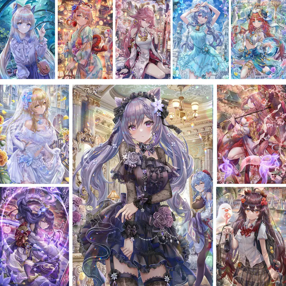 Description Picture 3 of itemCartoon Girl Anime Printed Fabric Cross Stitch Set DIY Embroidery Craft Painting Handicraft Knitting Room Decor Floss Package