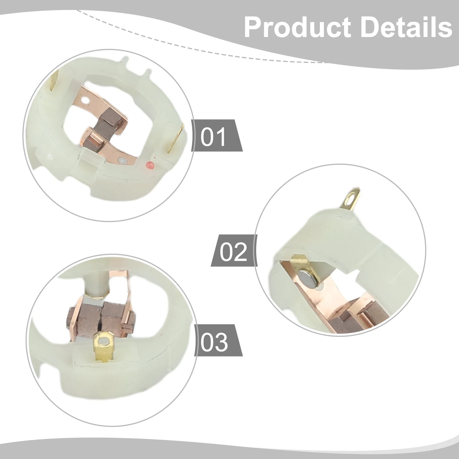 

2pcs RS550 Micro Motor Carbon Brush Holder For BOSCH MAKITA HC683LG KV3SFN Electric Screwdriver Electric Drill Brush Holder