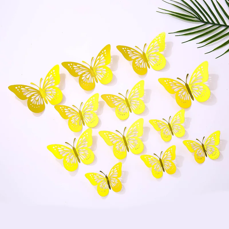 Butterfly Cake Toppers - Assorted Colors for Celebrations and DIY Decor