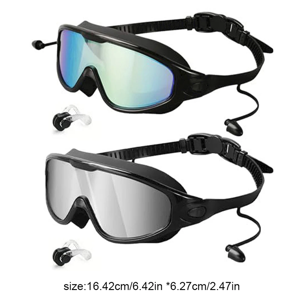 Waterproof Polycarbonate Swimming Goggles with UV Protection