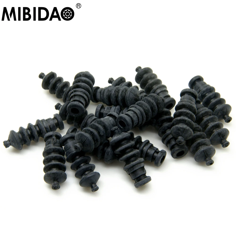 MIBIDAO10PcsRubberBellowsRadioBoxSealsL37mmServoPushRodSeal
