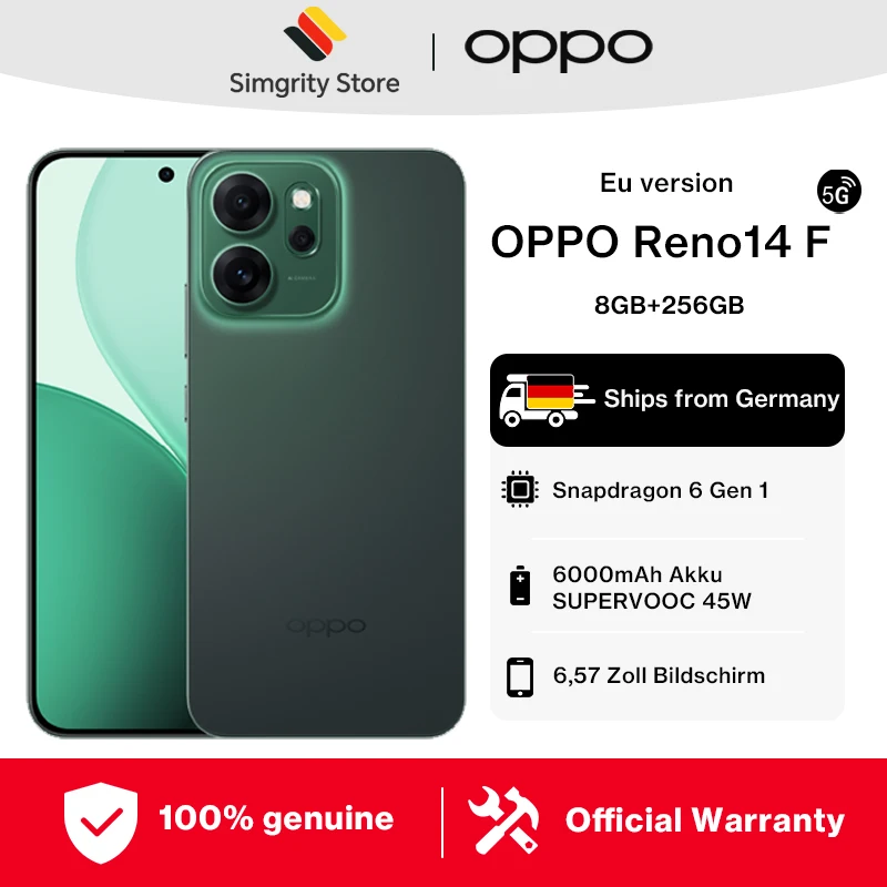 Smartfon OPPO Reno14 F 5G z EU za $293.47 / ~1088zł