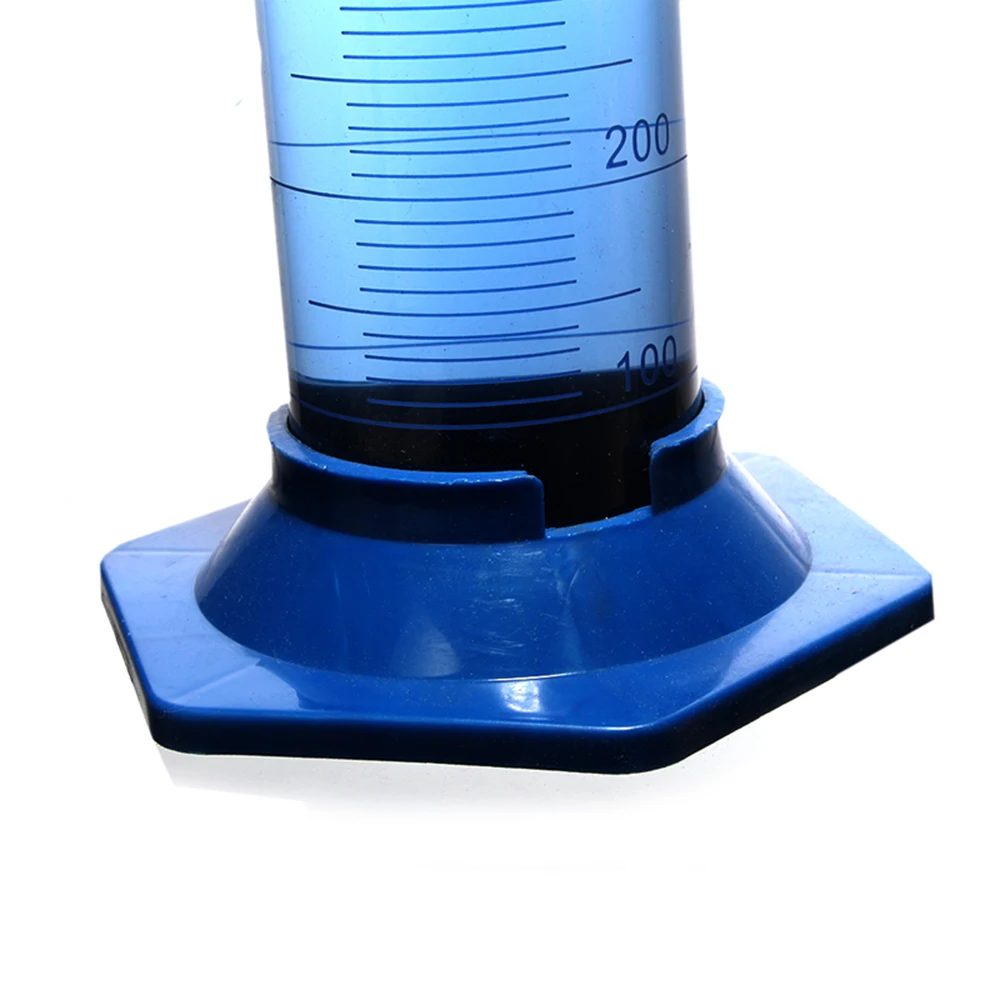 500mL Measuring Cylinder with Spout and Graduation with Plastic Heagon Base Laboratory Chemistry Equipment