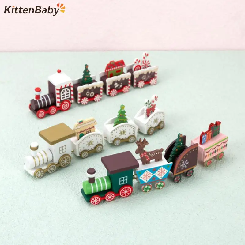 Dollhouse Wooden Train Christmas Ornament Christmas ...