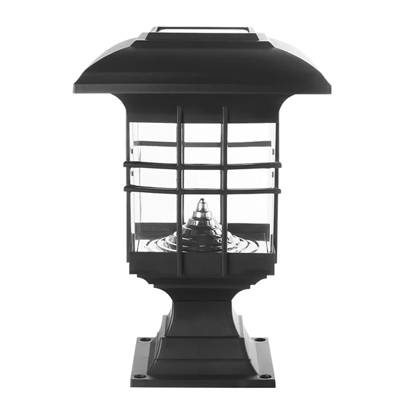 

6X Solar Post Column Lamp Waterproof Landscape Garden Solar Light LED Outdoor Post Deck Cap Column Fence Lamp