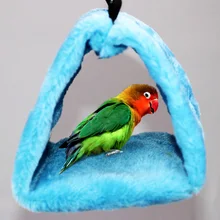 Flannel Hanging Bird Nest,Winter Animal House Hut,Warm Animal House Hut,Pet Bird Hammock Cave Cage,Bird Nest Warm Animal House