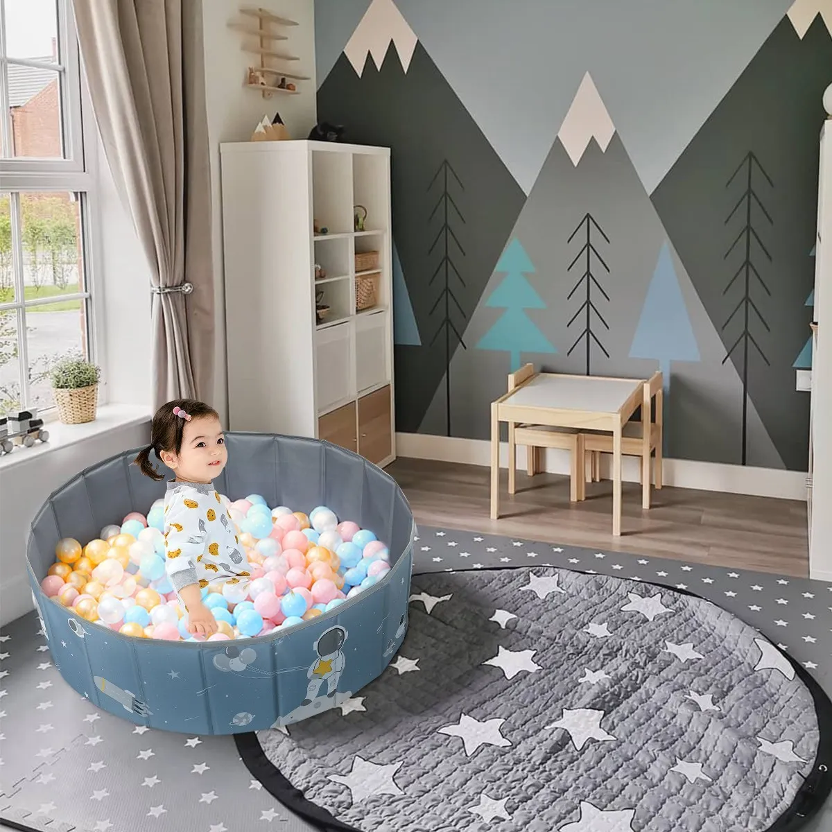 Baby Indoor Tent Ball Pool Bebe Ocean Balls Pit Portable Playground Playpen for Children Large Kids Baby Park Camping Dry Pool 4