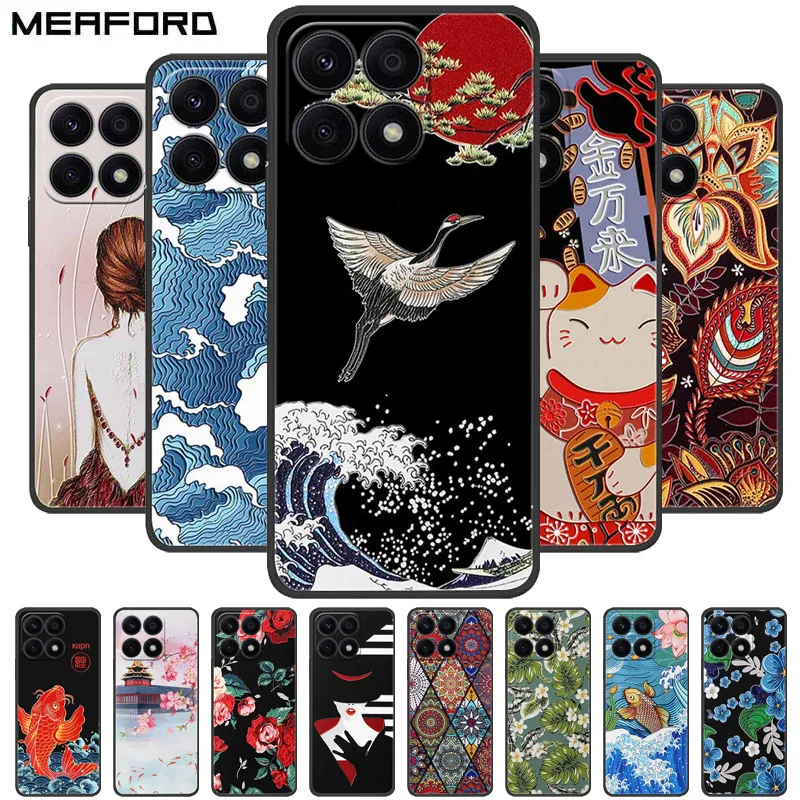 3D Relief Embossed Soft Silicone Phone Case