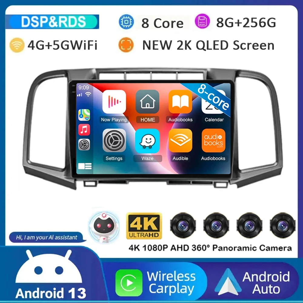 

Android 13 Auto Carplay 4G+WIFI Car Radio For Toyota Venza 2008-2016 Multimedia Video Player Stereo Navi GPS Head Unit Audio DSP