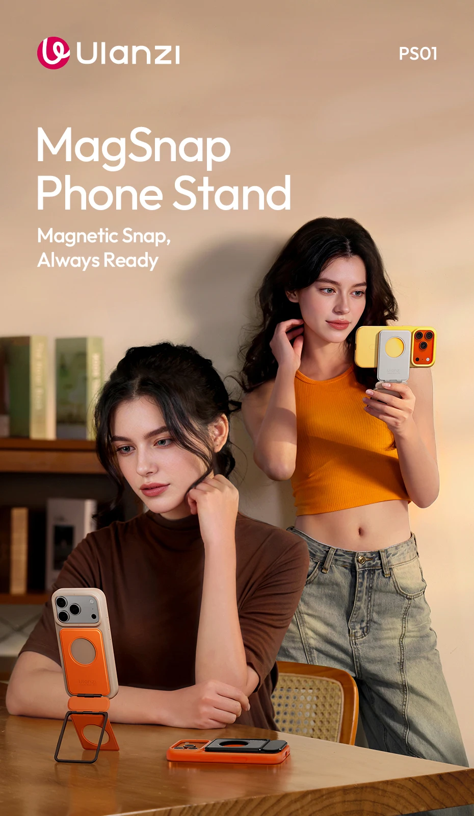 Ulanzi PS01 MagSnap Phone Stand Flexible Angle
