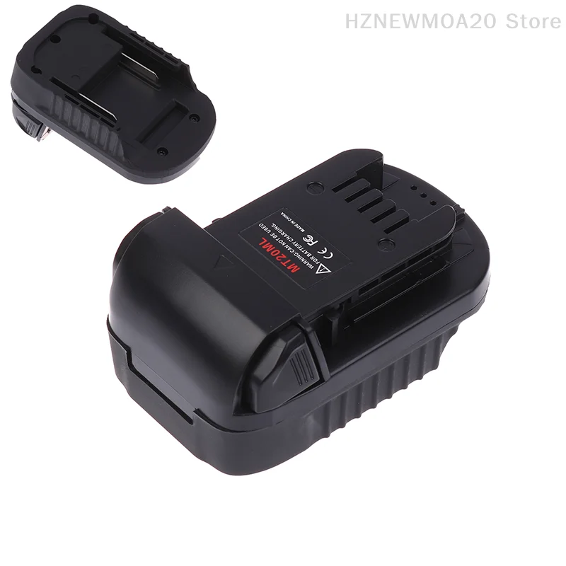 1 Piece For Makita 18V Li-ion Battery BL1830 BL1860 BL1815 Convert To For Milwaukee 18V Lithium Battery MT20ML Adapter