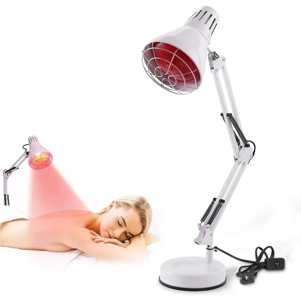 150W Infrared Therapy Bulb, Far Infrared Red Baking Lamp, Heating Table Lamp, E27 Replacement Light Bulb , Relieve Body Pain