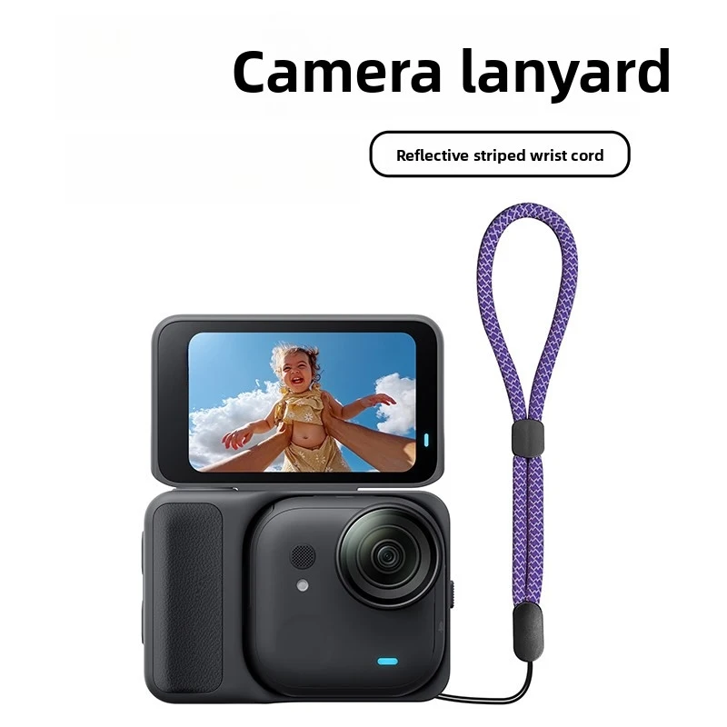 새로운 방수 방탄 목걸이 스트랩, Insta360 GO Ultra 카메라에 적합한 야외 반사 방지 분실 손목 랜야드