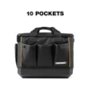 TOUGHBULILT TB-B1-S-60C Stackable Handheld Tool Kit Portable Tugboat Tool Plug and Remove Trolley Box 6