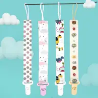 2/3/4PCS Nipple Chain Animal Pattern -shaped Clip Multicolour 29cm Supplies Baby Pacifier Clip Cute Portable 2