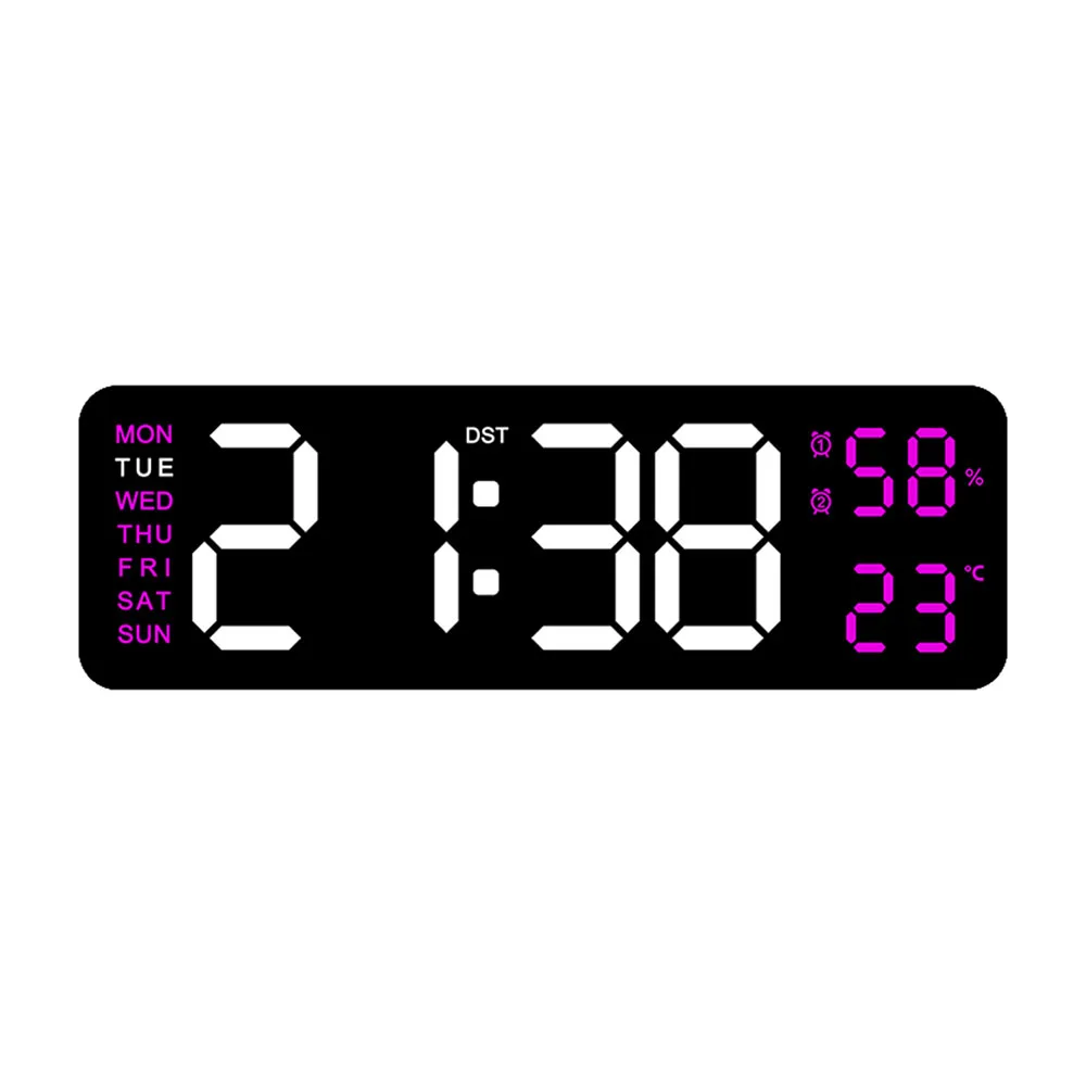 Digital LED Mirror Alarm Clock 5