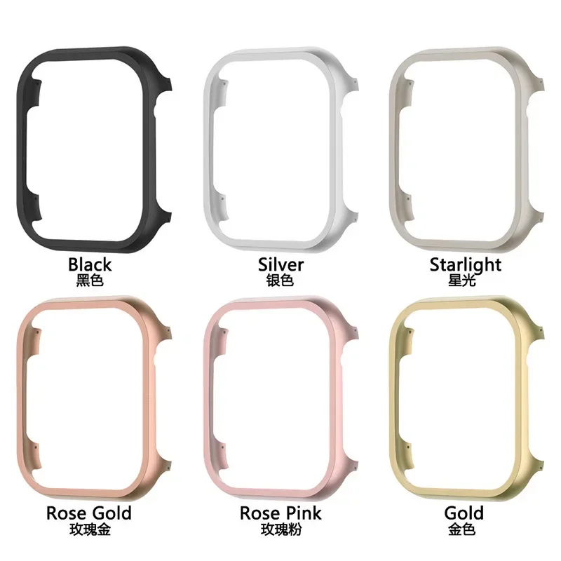 Sleek Aluminum Alloy Watch Case with Metal Bumper Protection