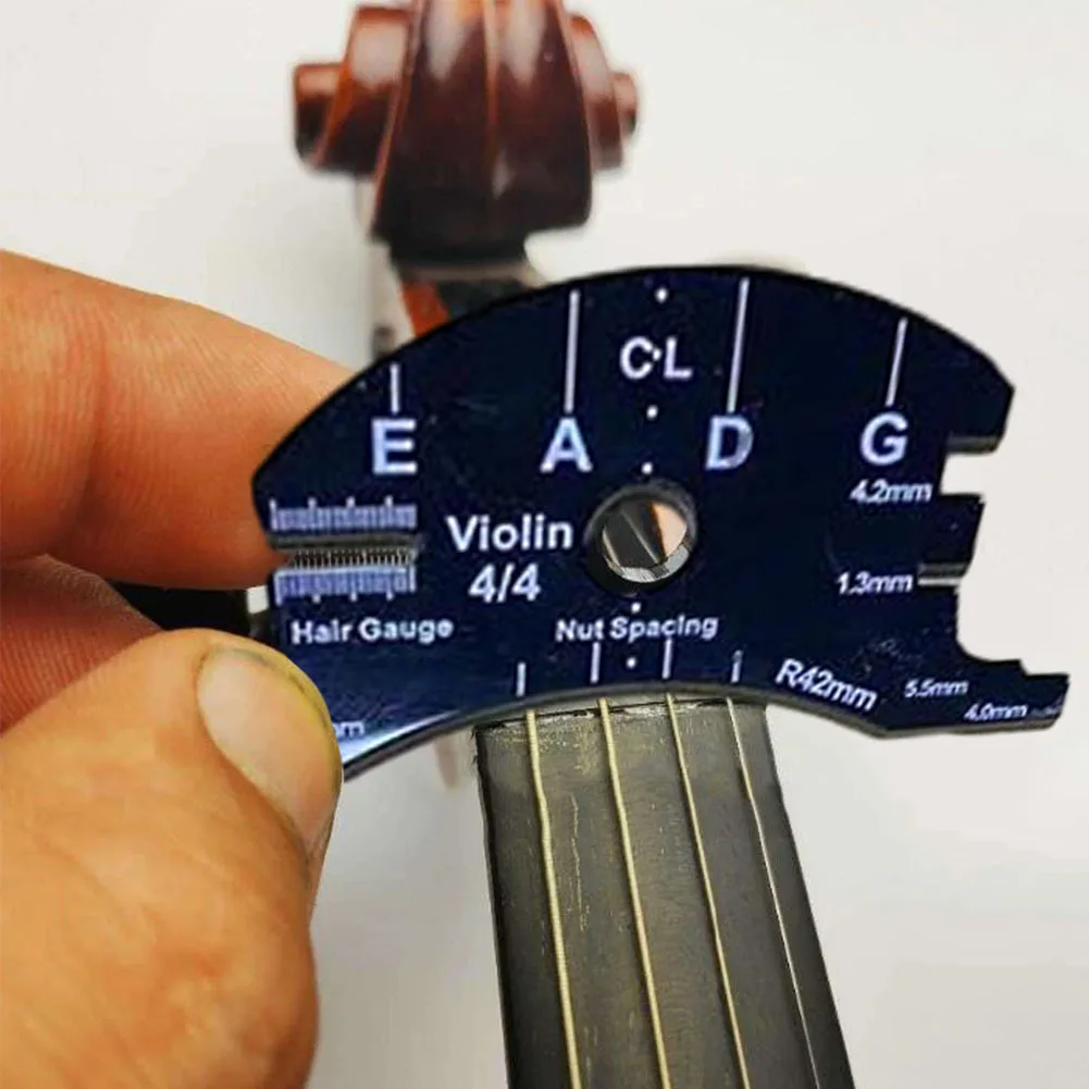 Violin Bridges Multifunctional Mold Template 1/2 3/4 4/4 Violin Bridges Repair Reference Tool Fingerboard Scraper Making Tools