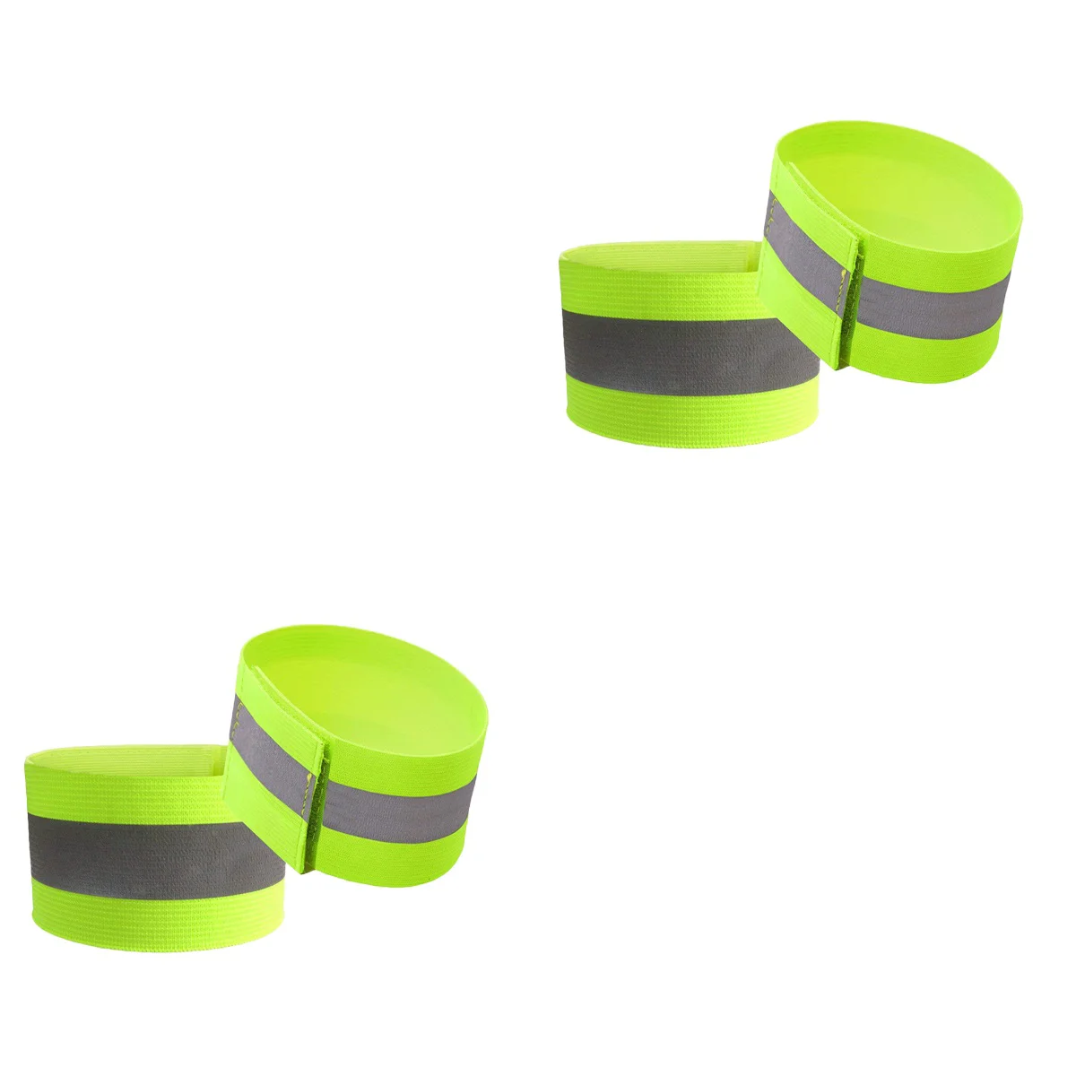 

4 Pcs Fluorencent Bracelets Fluorescence Security for Night Running Safety Reflective Wristbands Outdoor