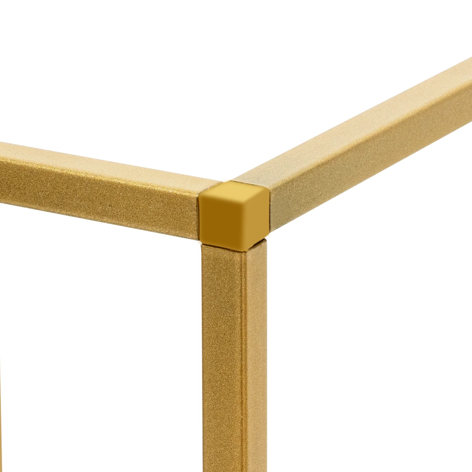 Hochzeits-Blumenständer-Set mit 10 Goldfarbenen Modernen Rechteckigen Blumenständern mit Hammer für Hochzeits- und Partydekoration – Detail 5
