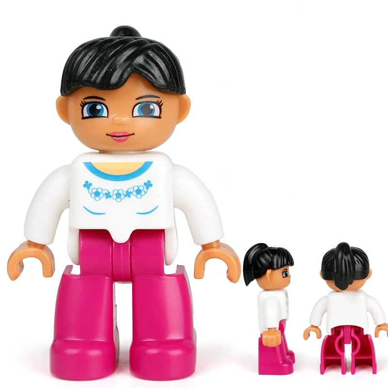 Deluxe City Action Figures Family Playset - Building Block Toys