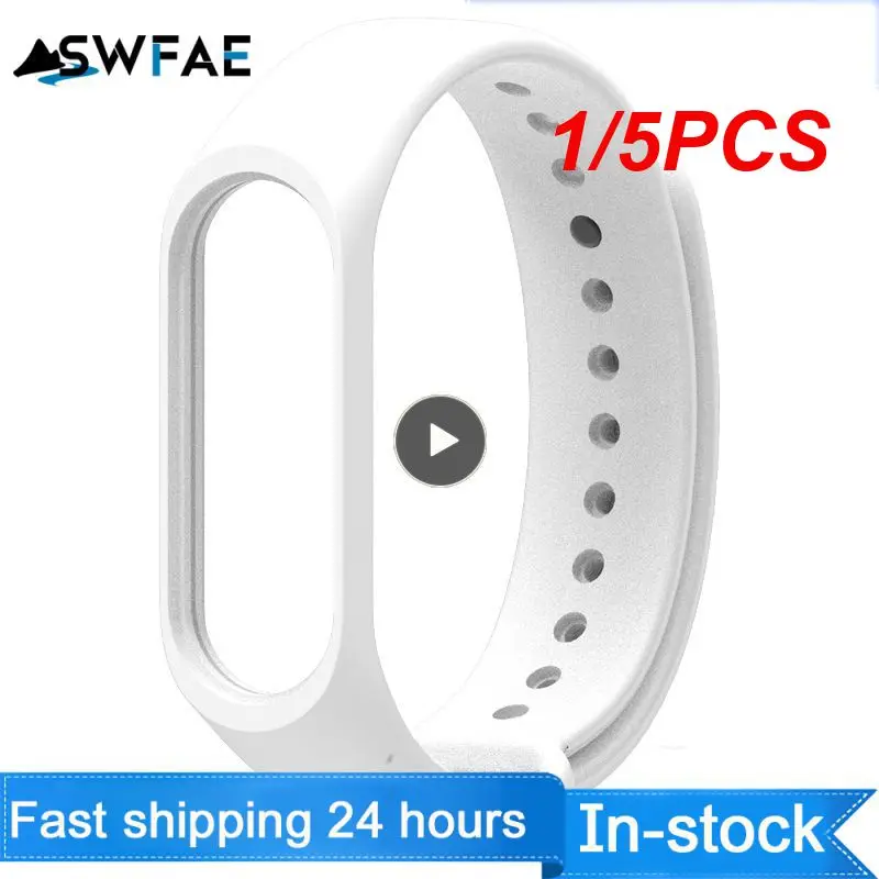 

1/5 шт., силиконовый сменный Браслет для Mi Band 4 3