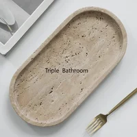 Natural Cave Stone Bathroom Supplies Jewelry Storage Tray Bathroom Accessories Hotel Decoration Living Room Key Storage Rack 1