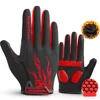 Winter Cycling Gloves Polar Fleece Warm Windproof Thermal Gloves Outdoor Sports Touchscreen Motorcycle Biking Gloves Men Women 2
