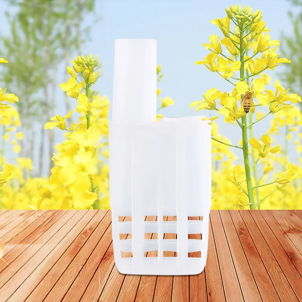 200PCS JZBZ Beekeeping Cages Plastic White Bee Queen Cages Bee tools Apiculture Equipment Protection Queen Cage