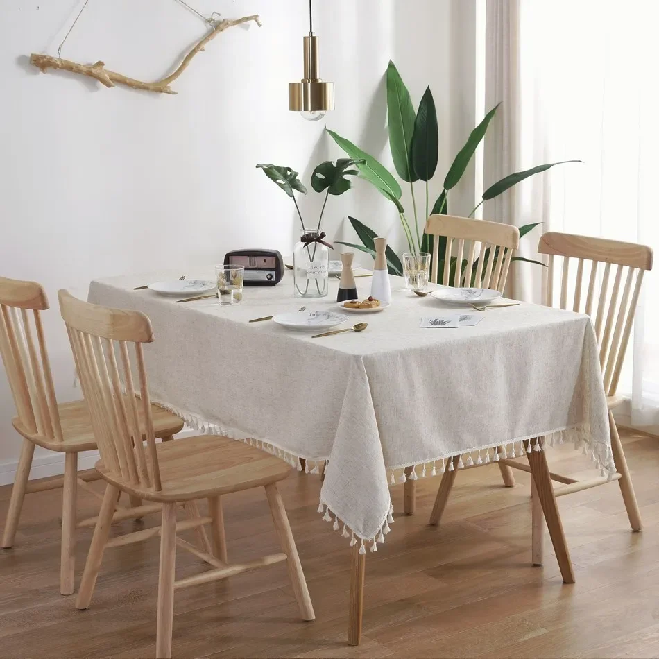 

Lace Tablecloth Decorative Cover for Living Room Table Furniture Protection
