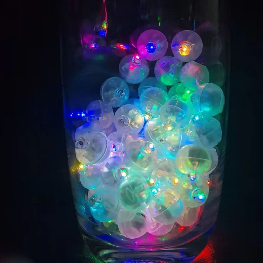 Description Picture 5 of item1-300 PCS Balloon LED Flash Luminous Lamps Tumbler Light Bar Lantern Christmas Wedding Party Decor Balloon Lamp Party Supplies