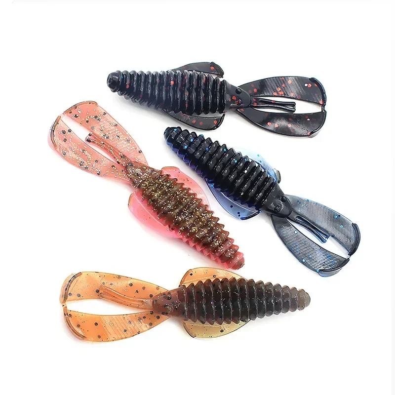 

Biomimetic Soft Bait 8cm/4.5g Fan-shaped Irregular Road Sub Bait Outdoor Fishing Bait with Multiple Colors Available