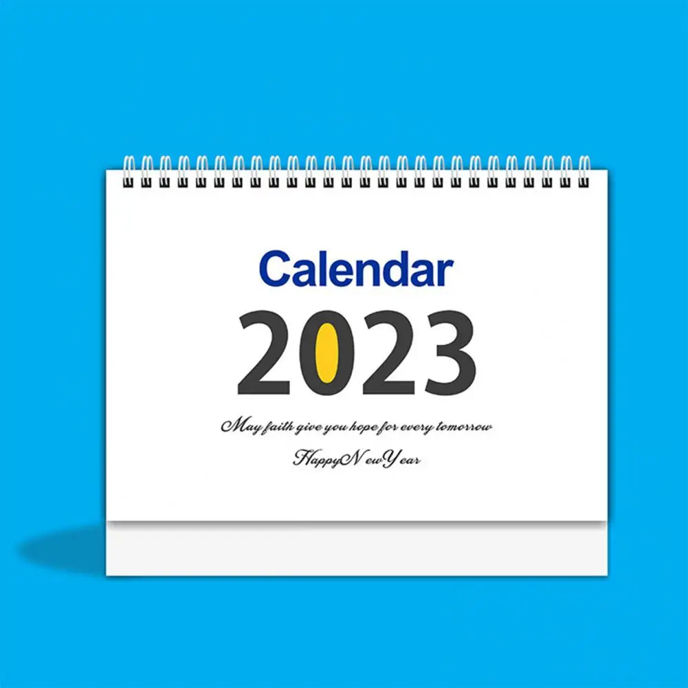 Desktop Calendar Novel Office Supplies Flexible Thick Paper Small Desktop Calendar for Home  Calendar  Desktop Calendar