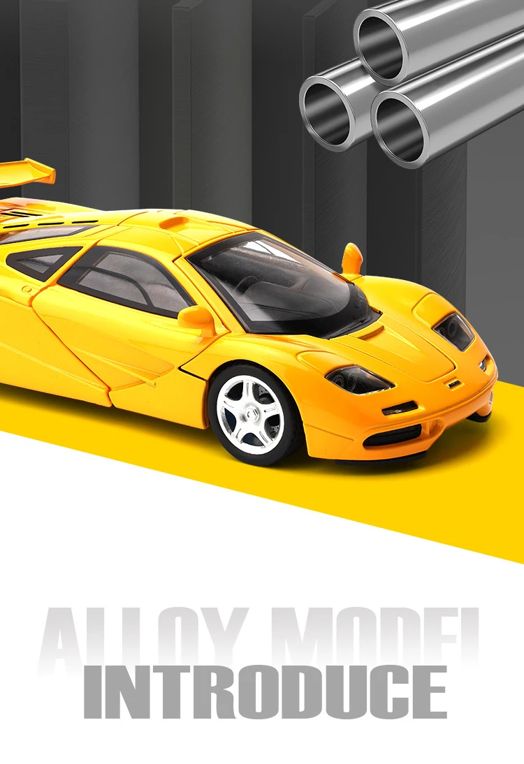 1:32 Ferrari F1 XP4 XP5 1933 Alloy Sports Car Model Diecast