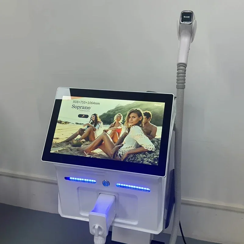 4000W Soprano Diode Laser Hair Removal Machine Freezing Point Painless Depilation Ice Titanium Professional Beauty Salon Device